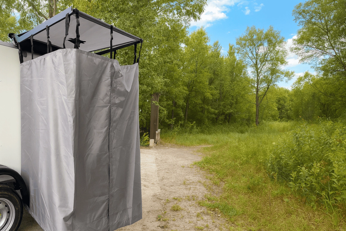 Маркиза для душа в&nbsp;кемпере и&nbsp;автодоме