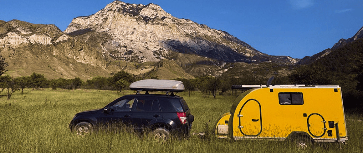 езда с прицепом кемпером до 750 кг категория B