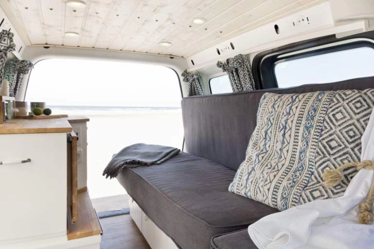 С кемпером на море