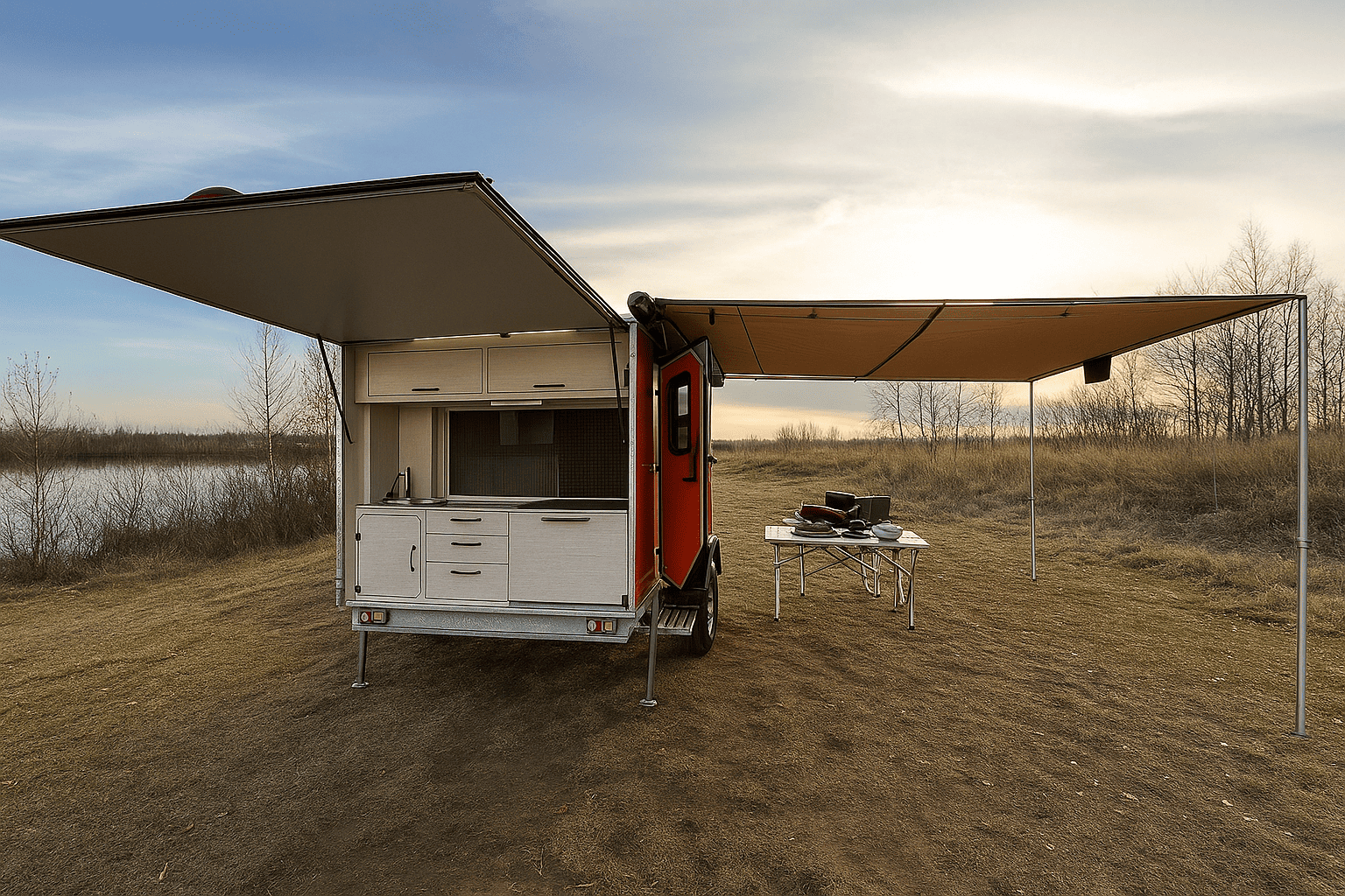 Как хранить еду и готовить в дороге: мини-кухня в кемпере. Кемпер-Урал